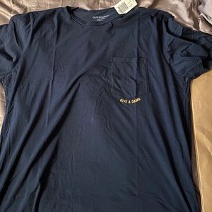 Outerknown message pocket tee - Navy